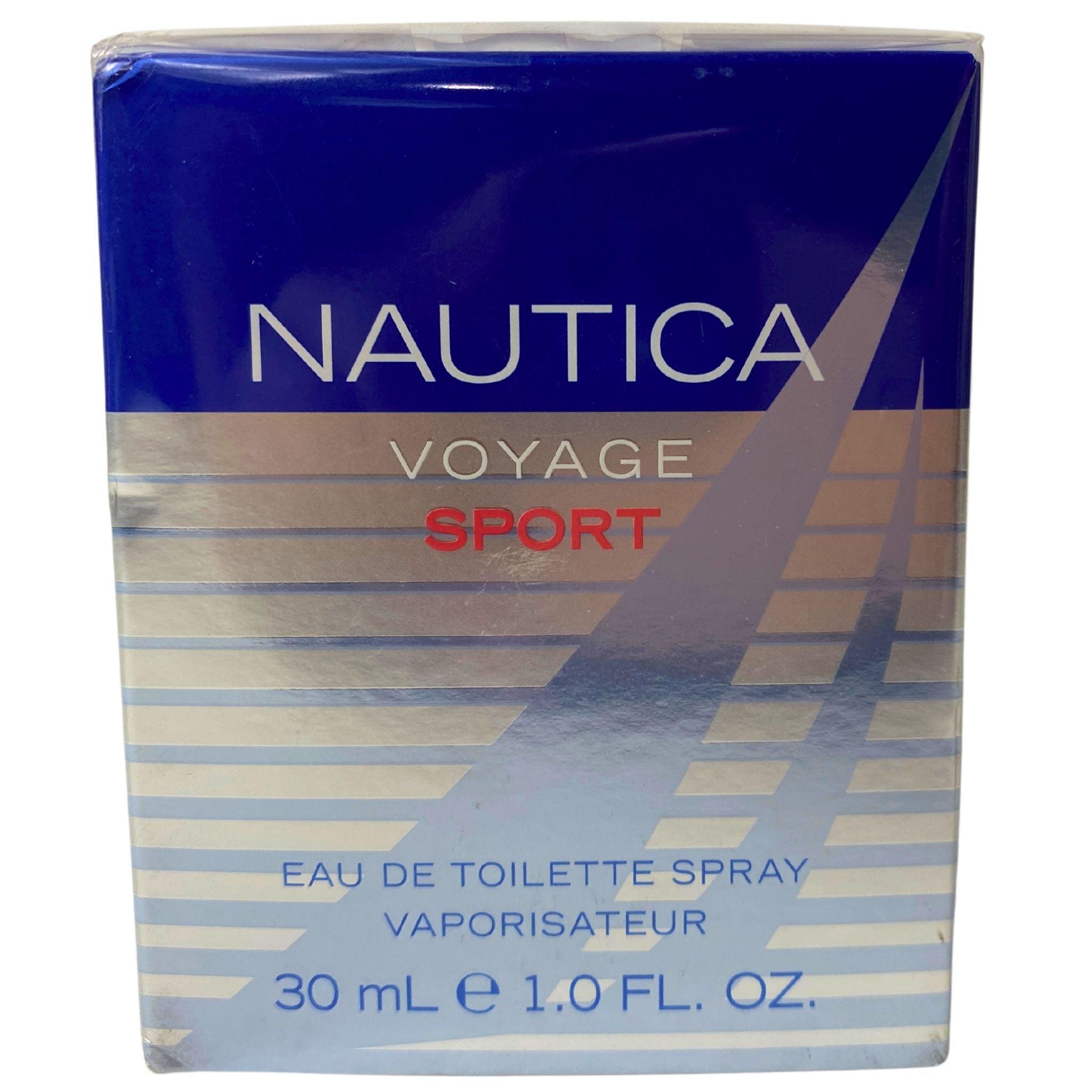 Nautica Voyage Sport Eau De Toilette Spray for Men - Fresh Aquatic Fragrance - 1.0 oz (40 Pcs Bulk Pack) - Perfect for Daily Wear, Gym & Outdoor Activities
