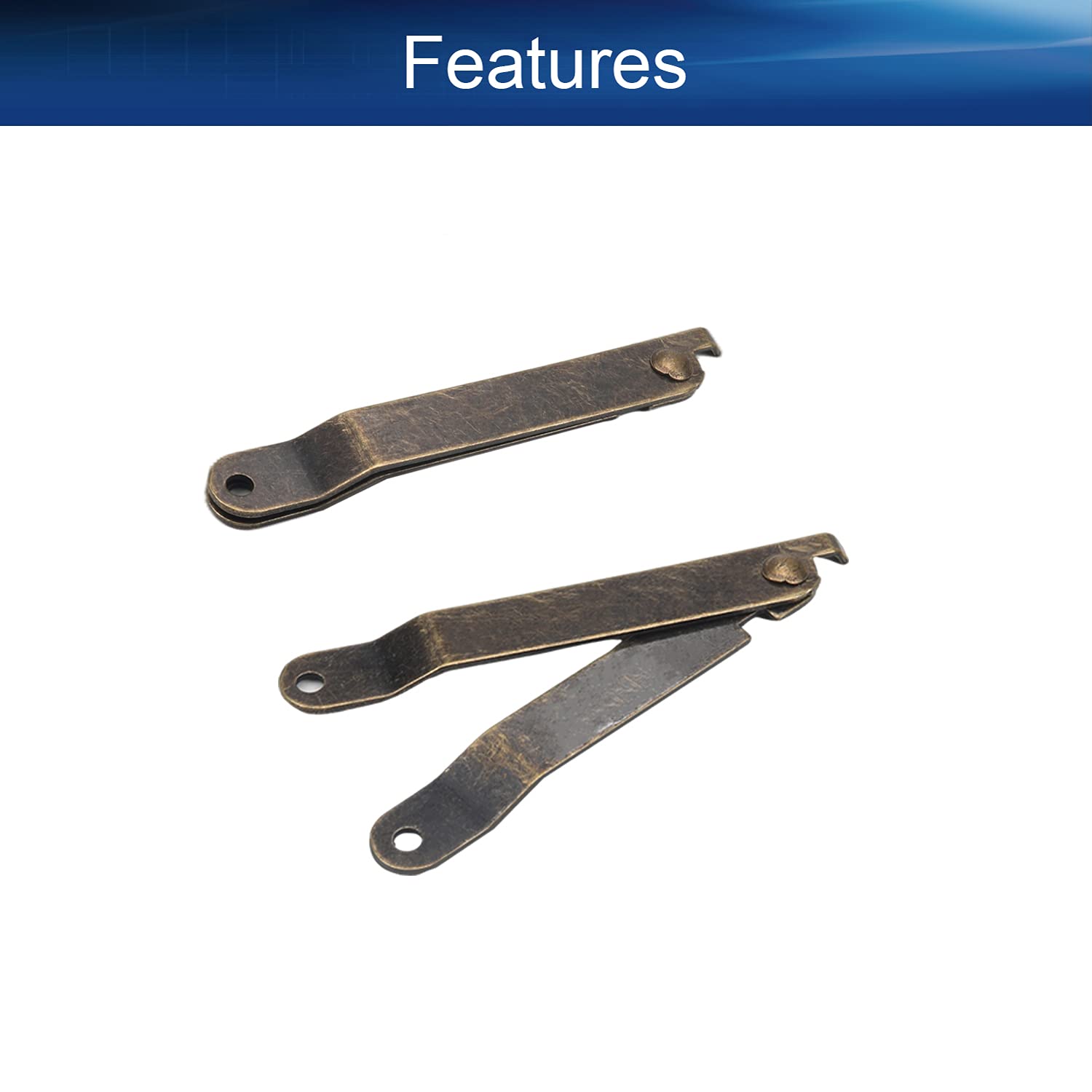 Yinpecly 10Pcs Bronze Folding Lid Support Hinges - Heavy Duty Cabinet Hinges for Lift Up Furniture, Cupboard & Display Box - Perfect for Kitchen Cabinets, Jewelry Boxes & Wooden Chests