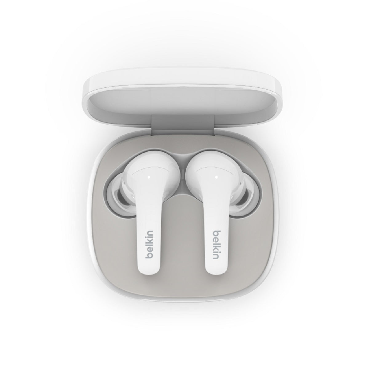 Belkin SoundForm Flow Wireless Earbuds - Bluetooth Headphones with Noise Isolation, IPX5 Waterproof, 24H Battery Life for Running, Gym, Workout & Travel