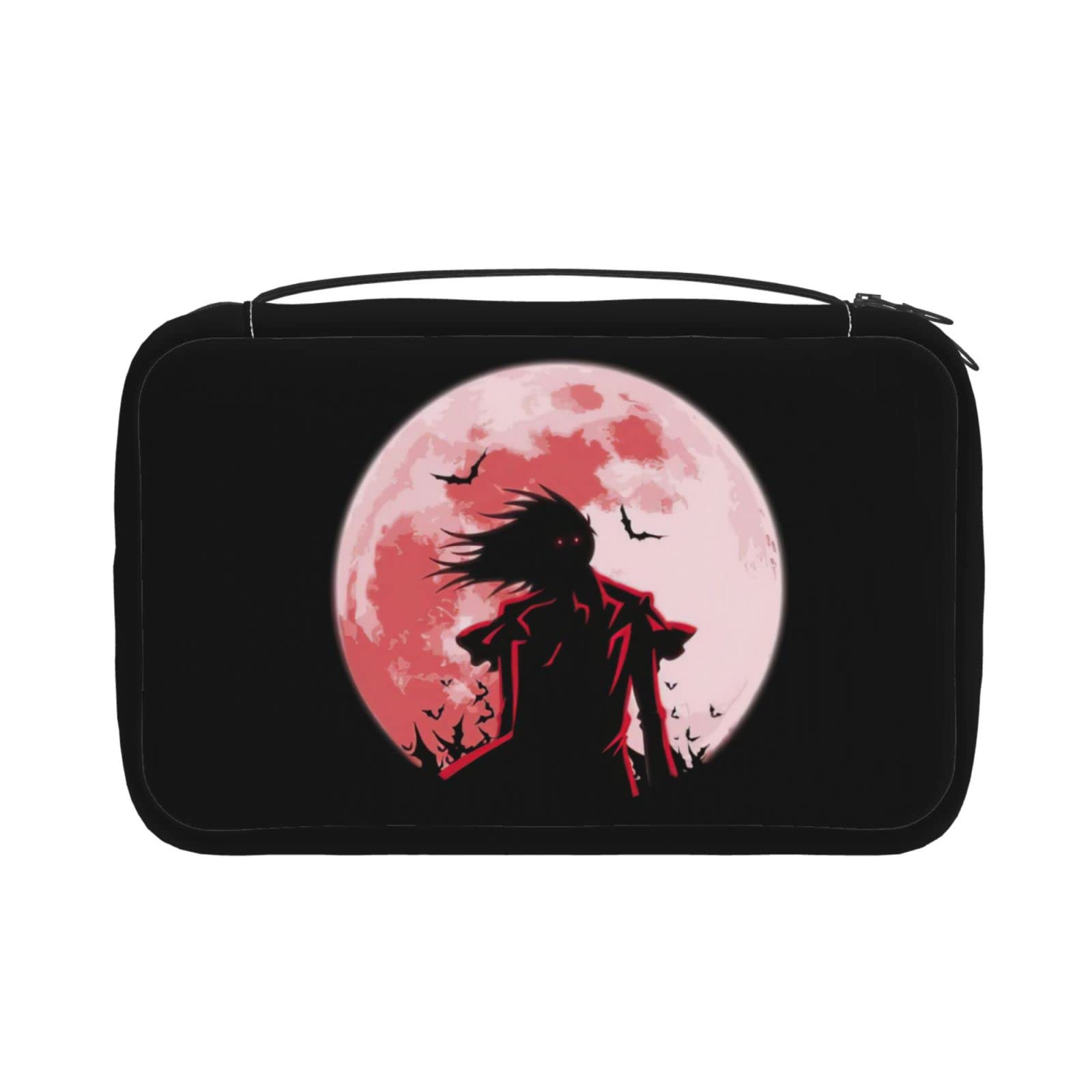 **Anime Cartoon Pattern Large Hanging Toiletry Bag - Waterproof Travel Makeup Organizer for Women, Girls & Men - Perfect for Travel, Gym, Camping & Daily Use**