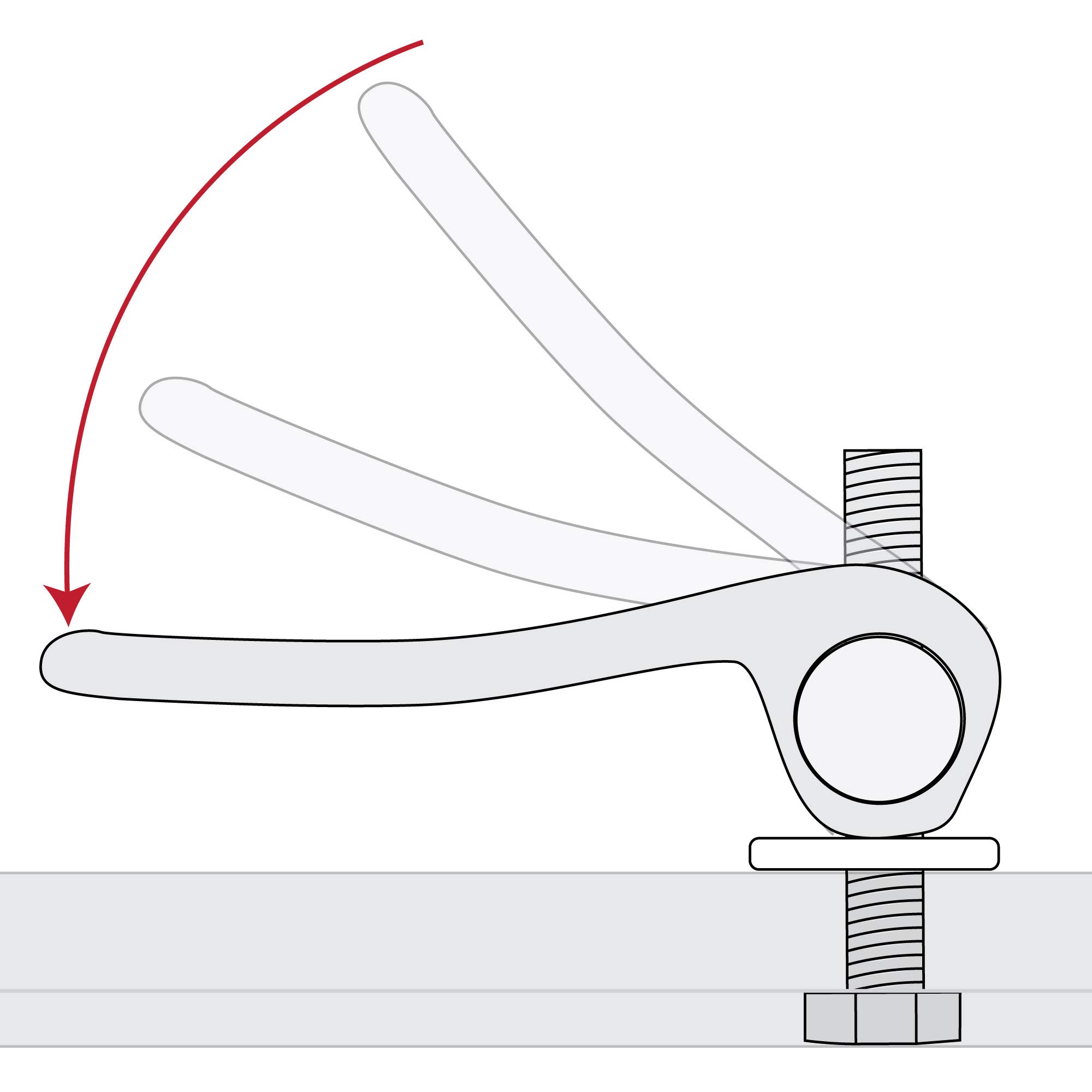 Quick Release T-Track Clamp 1.25