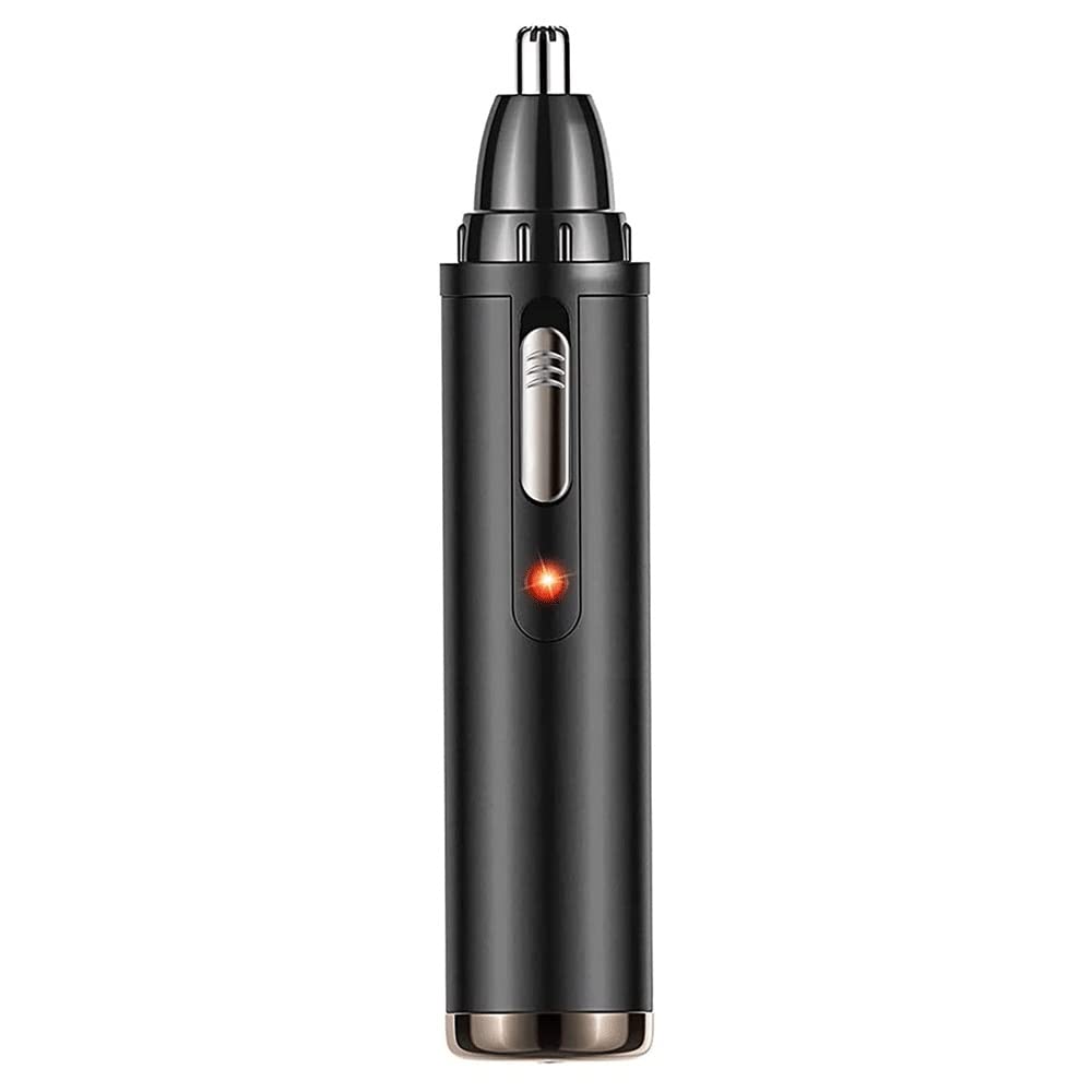 Rechargeable Electric Nose Hair Trimmer for Men & Women - Painless Facial Grooming Kit with Precision Blades - Perfect for Eyebrows, Ears & Nose Hair Removal at Home or Travel