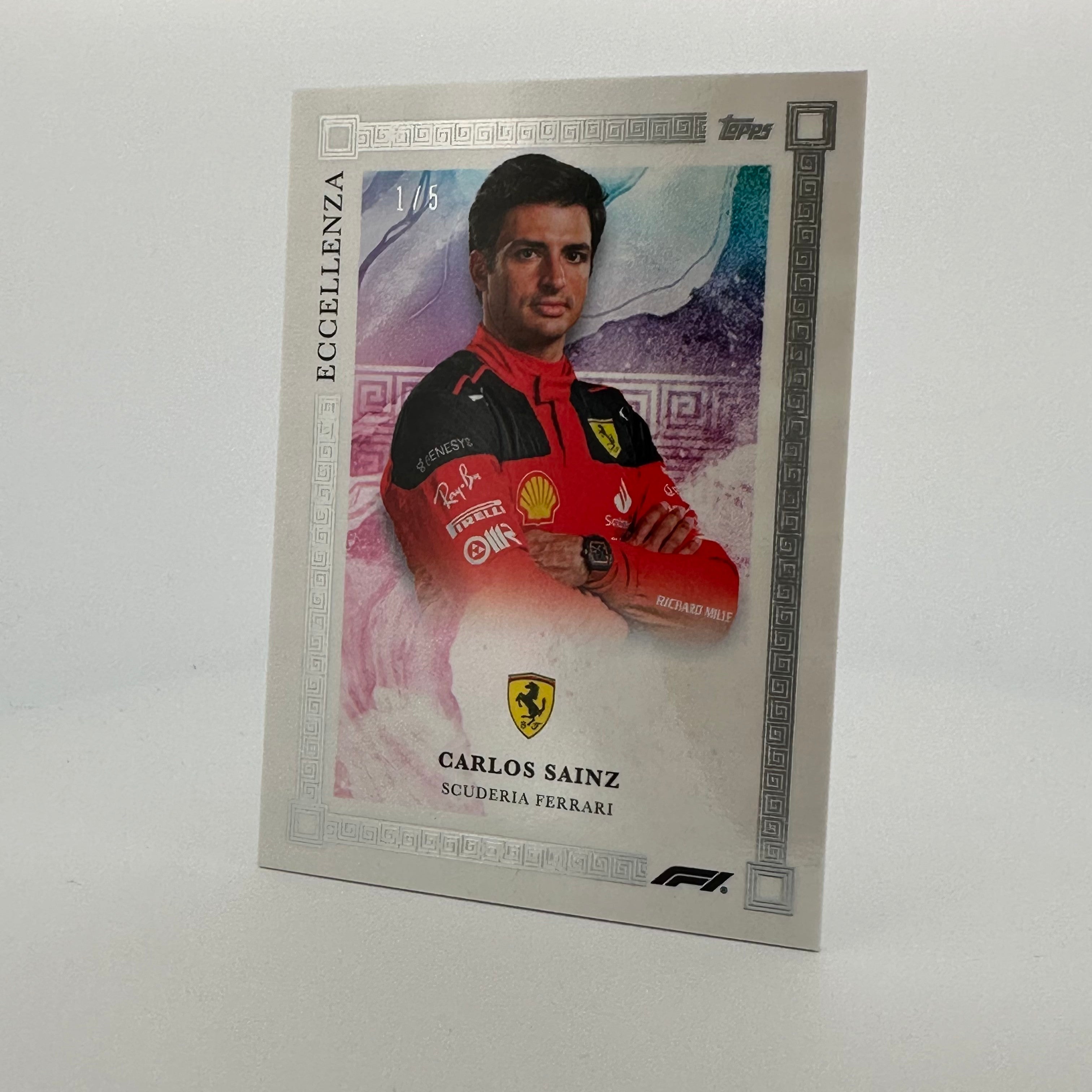 1/5 Scale Rainbow Carlos Sainz 2023 Eccellenza Collectible Model Car - Perfect for F1 Fans, Display Cases & Racing Enthusiast Gifts