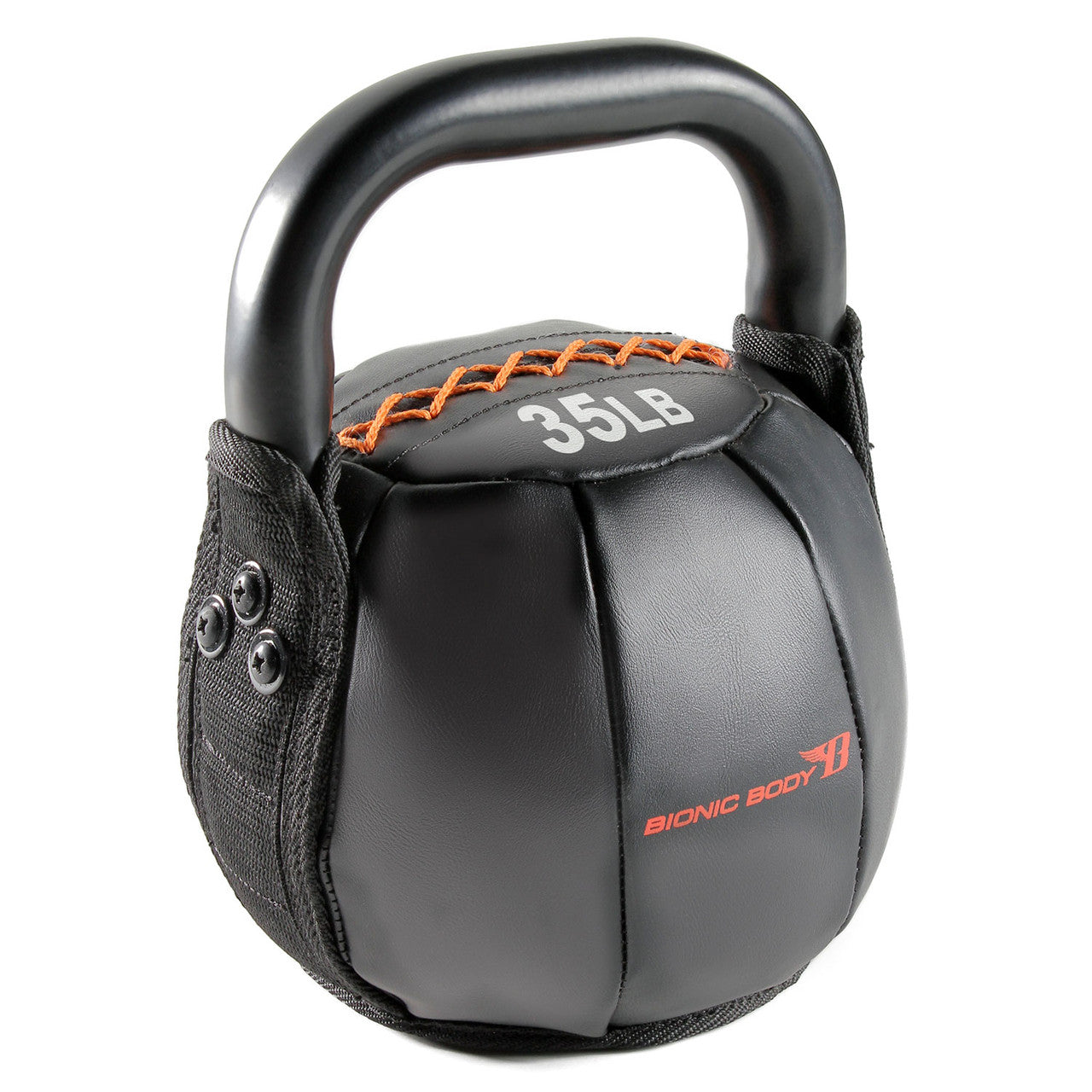 35lb Soft Kettlebell - Bionic Body Adjustable Weight for Home Gym, Strength Training & CrossFit Workouts | Perfect for Indoor Exercise, Functional Training & Fitness Enthusiasts | BBKB 35