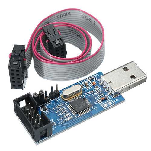 5PCS USBASP USBISP AVR Programmer - 3.3V/5V Compatible for ATMEGA8, ATMEGA128 - Supports Win7 with 64K Over Current Protection & Download Cable - Perfect for DIY Electronics, Arduino Programming & Microcontroller Development