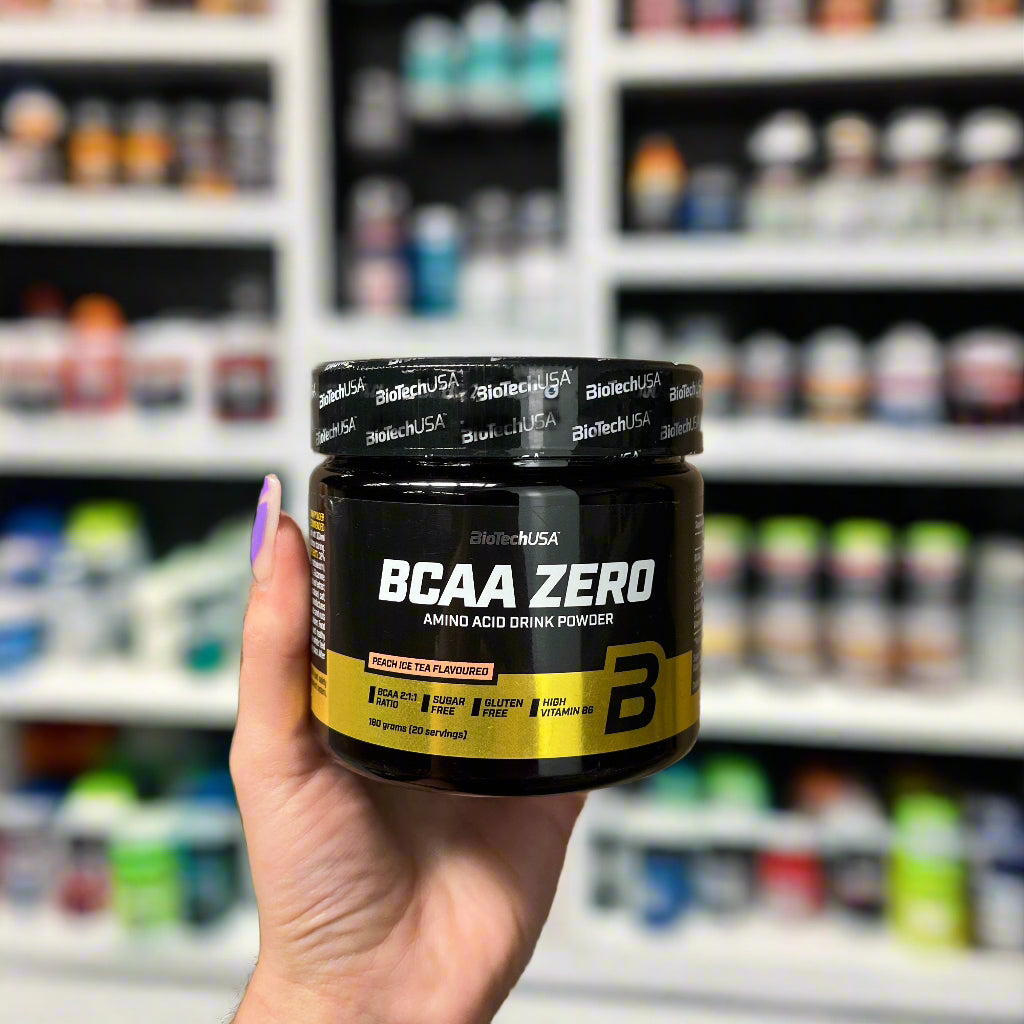 BioTechUSA BCAA Zero 180g - Sugar-Free Branched Chain Amino Acids for Muscle Recovery & Endurance | Pre & Post Workout Supplement for Athletes & Fitness Enthusiasts