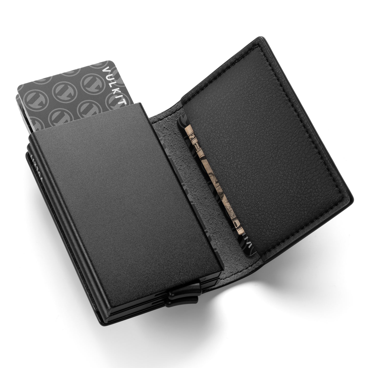 VC201d Double Aluminum Card Holder - Slim RFID Blocking Wallet for Credit Cards & IDs | Perfect for Travel, Business & Everyday Use