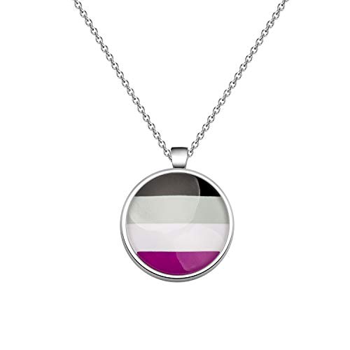 Lgbt Necklace -Asexual