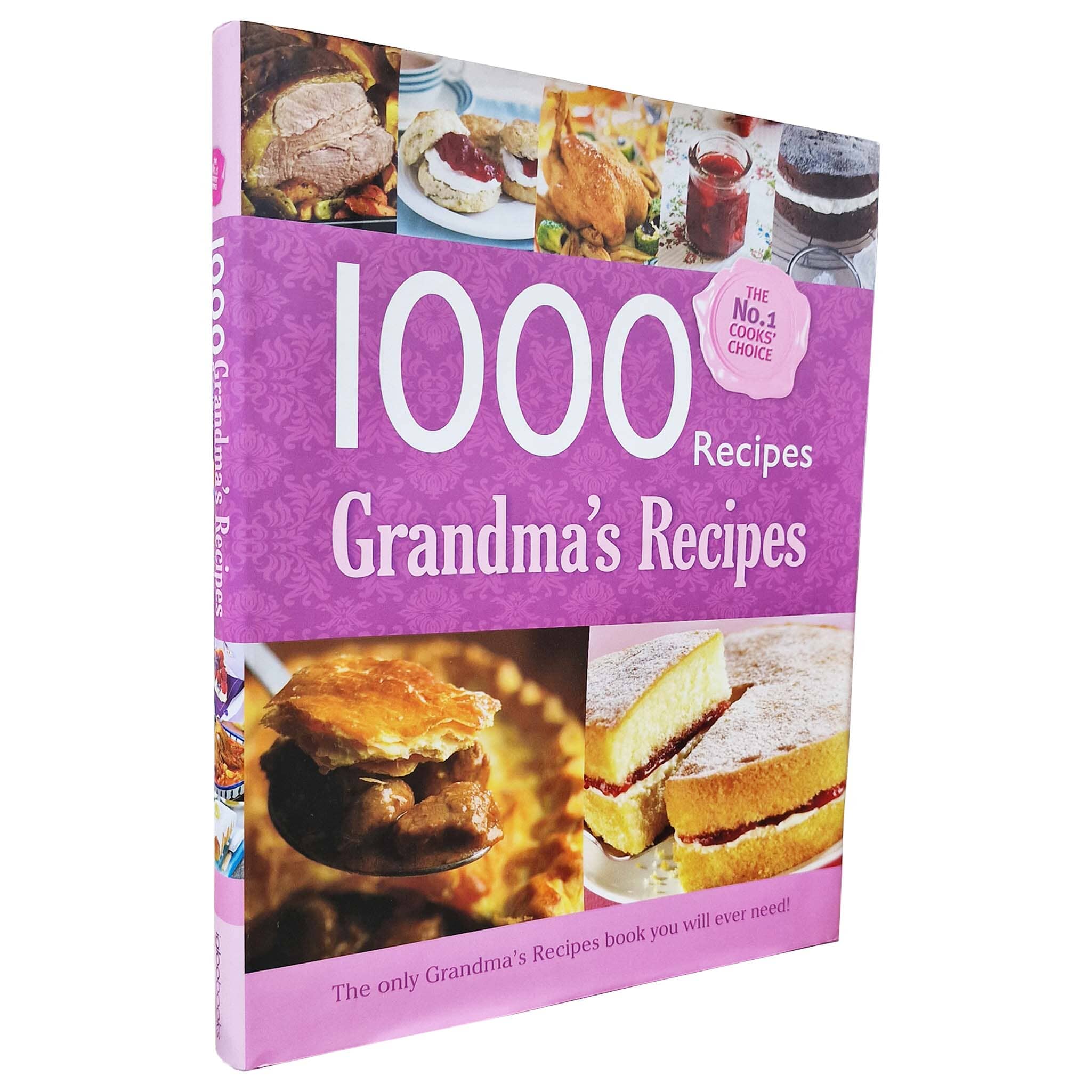 1000 Grandma's Best Recipes Cookbook - Hardback Edition | Perfect for Family Dinners, Holiday Meals & Gift Giving