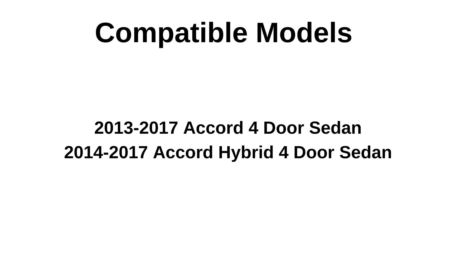 Heated Rear Window Glass Replacement for 2013-2017 Honda Accord 4-Door Sedan - Defrosting Solution for Winter Driving & Improved Visibility