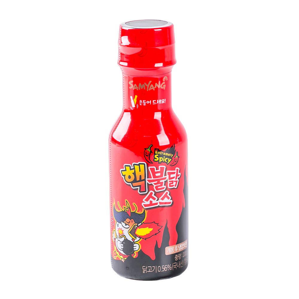 Samyang Buldak Hot & Spicy Roast Chicken Sauce - Korean Fire Noodle Sauce for Ramen, Stir Fry, Marinades & Spicy Food Lovers