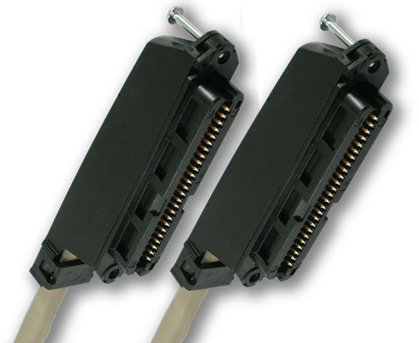 High-Quality CAT3 25 Pair Cables with Amphenol Type F/F 90-Degree Connectors - 5ft, 10ft, 15ft, 20ft, 25ft, 30ft, 50ft, 100ft Lengths - Ideal for Telecom, Networking, and Office Wiring Solutions