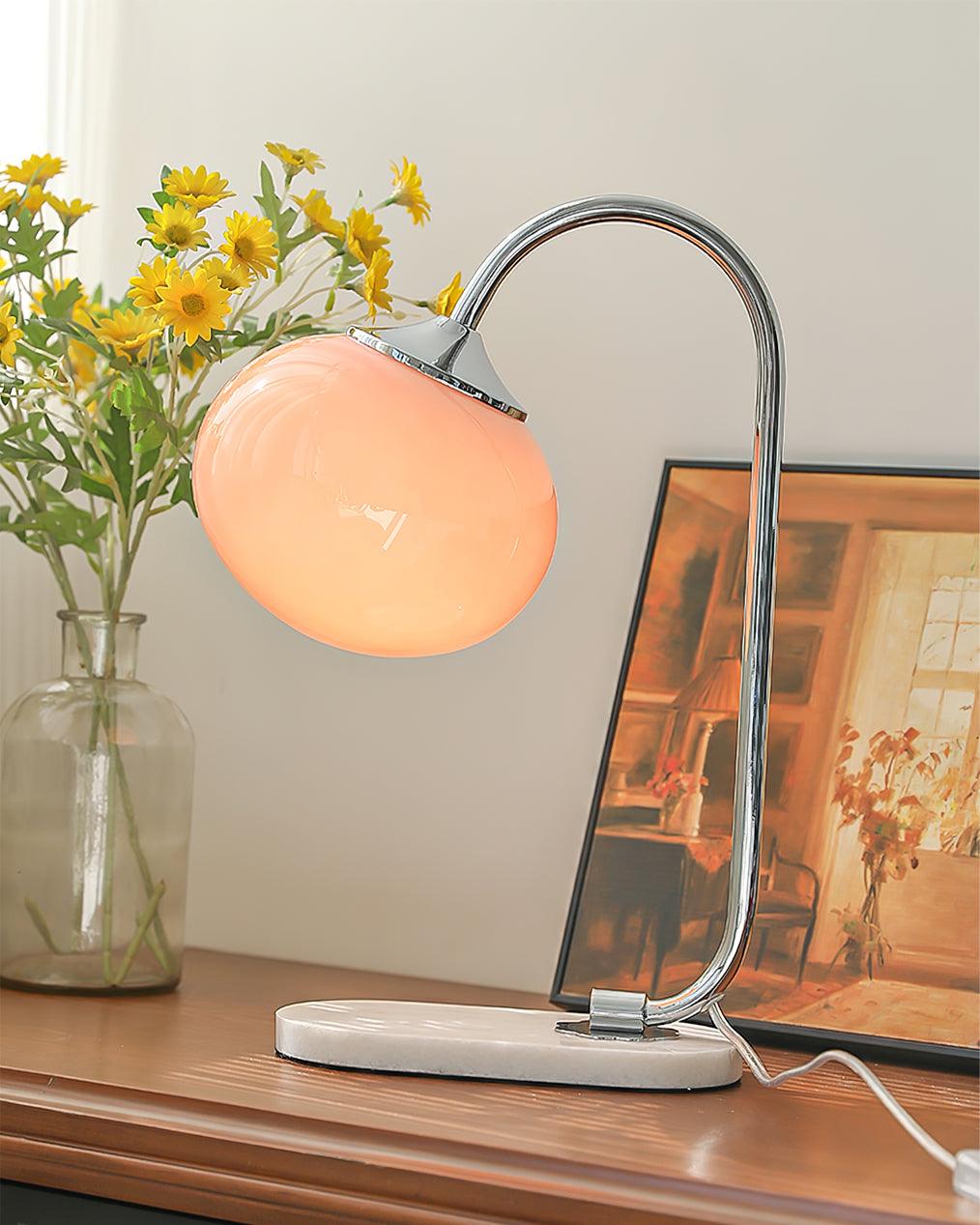 Cozy Marshmallow Table Lamp - Soft Glow Bedside Light for Kids & Nursery - Perfect for Bedrooms, Dorms, and Relaxing Nighttime Ambience