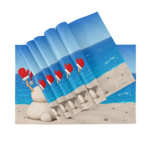 Sandy Snowman Beach