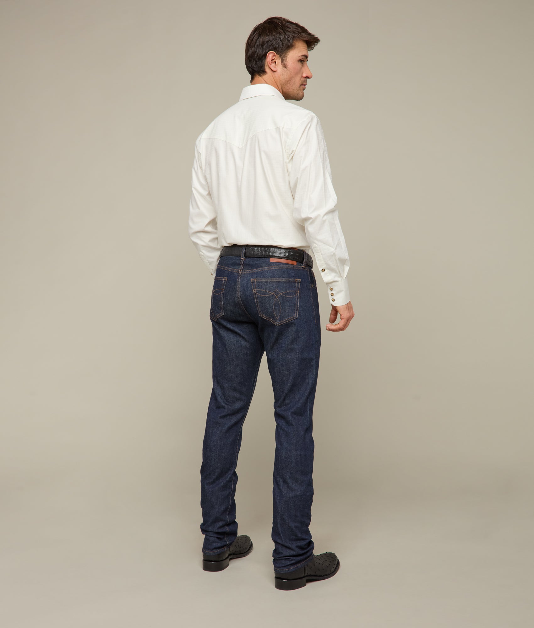 Jesse Men's Slim Straight Fit Jeans in Cavalry Blue - Comfortable & Stylish Denim Pants for Casual Wear, Work & Everyday Outfits
