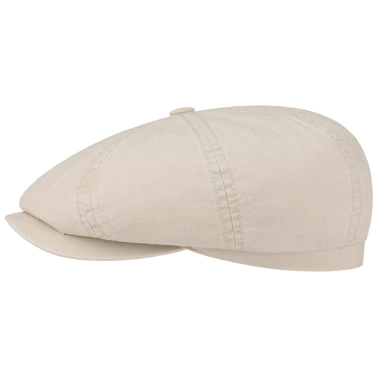 Stetson Hatteras Cotton Newsboy Cap for Men - Vintage Style Flat Cap for Casual & Outdoor Wear - Perfect for Golf, Hiking, and Daily Fashion