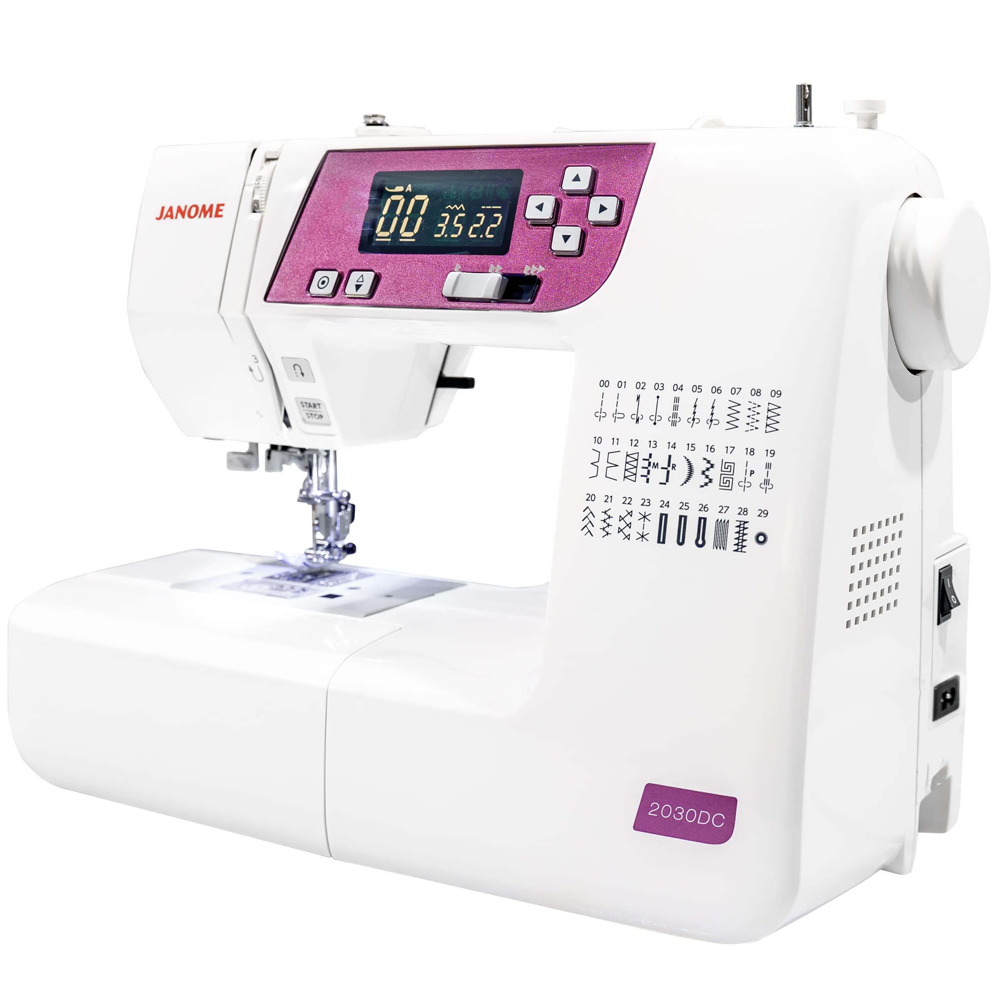 Janome 2030DC-G Computerized Sewing Machine with 30 Built-in Stitches - Perfect for Quilting, Dressmaking & Home DIY Projects