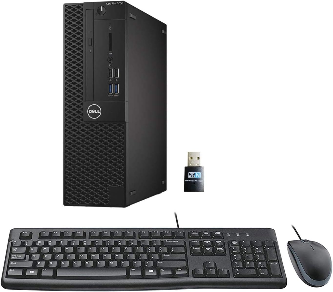Dell OptiPlex Desktop Computer with Intel Core i5 Processor up to 3.60GHz, 16GB RAM, 256GB SSD, Windows 10 Pro - WiFi & Bluetooth, DVD Drive for Home Office and Business Use