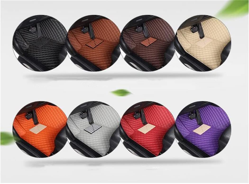 JONGIA Custom Car Floor Mats - All Weather, Waterproof, Non-Slip for Sedan, SUV & Sports Cars (2003-2023 Models) - Full Coverage Leather Vehicle Lining Pads (Black) | Perfect for Daily Commute, Road Trips & All-Season Protection