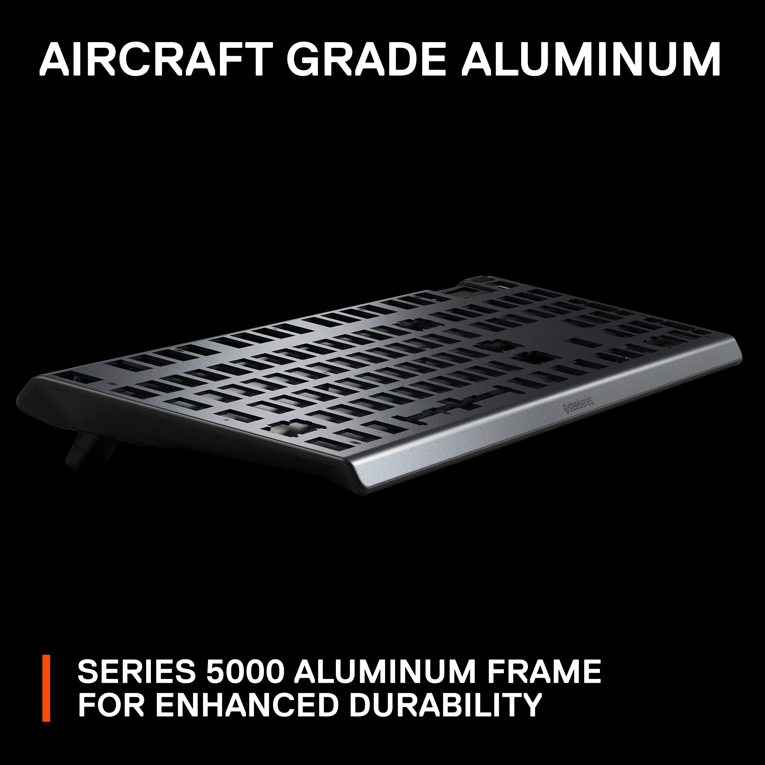 SteelSeries Apex Pro HyperMagnetic Gaming Keyboard - Adjustable Actuation, OLED Smart Display, RGB Backlit, USB Passthrough - Perfect for FPS, MOBA & Esports Gaming
