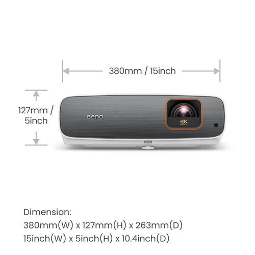 BenQ TK860i 4K UHD Home Theater Projector - 3300 Lumens, HDR-PRO, Android TV | Perfect for Movie Nights, Gaming & Outdoor Screenings
