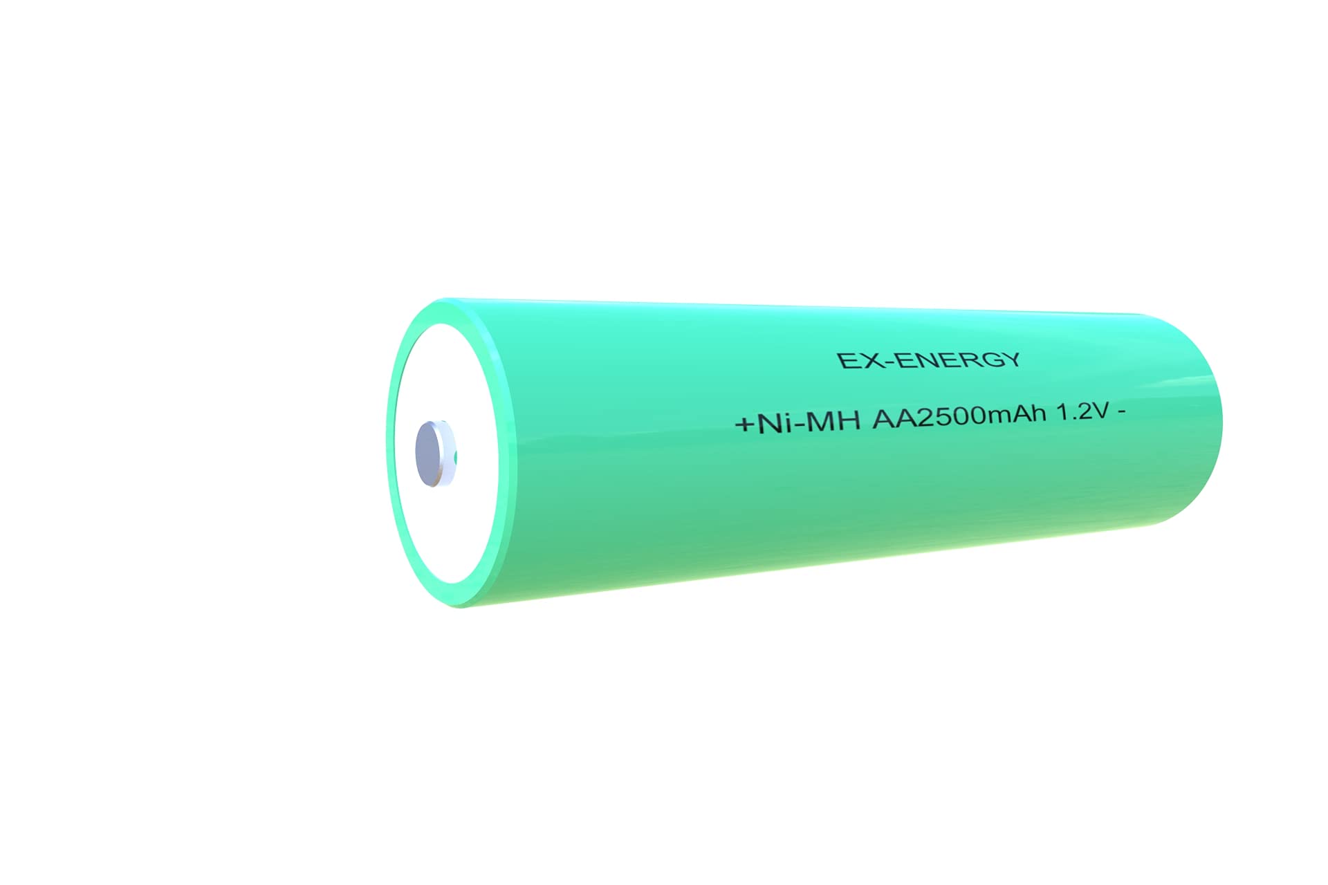 EX-ENERGY AA 1.2V 2500mAh LSD NiMH Rechargeable Batteries 4-Pack with Storage Box - Long Lasting Power for Digital Cameras, Flashlights, and Wireless Devices