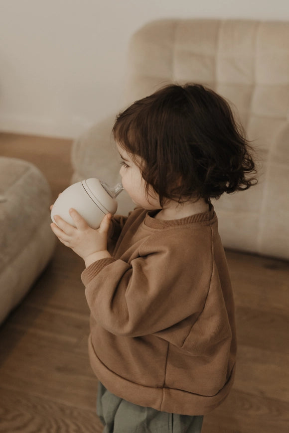 Elhee Leak Proof Training Cup – 8oz / 240ml Spill-Proof Sippy Cup for Toddlers | BPA-Free Baby Drinking Cup for Daycare, Travel & On-the-Go Use