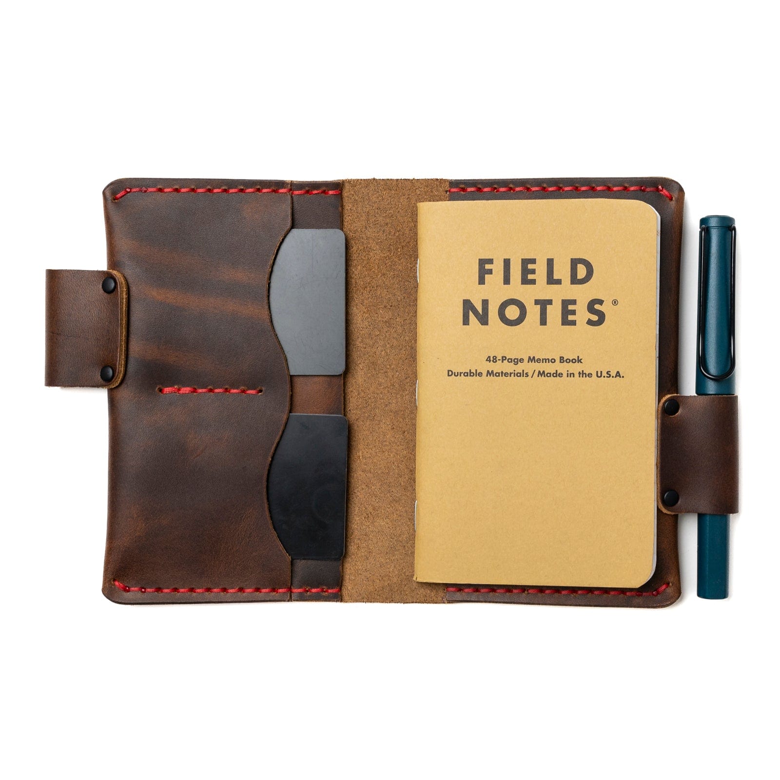 Premium Genuine Leather Field Notes Cover - Handmade, Durable & Stylish for Journaling, Travel & Everyday Use