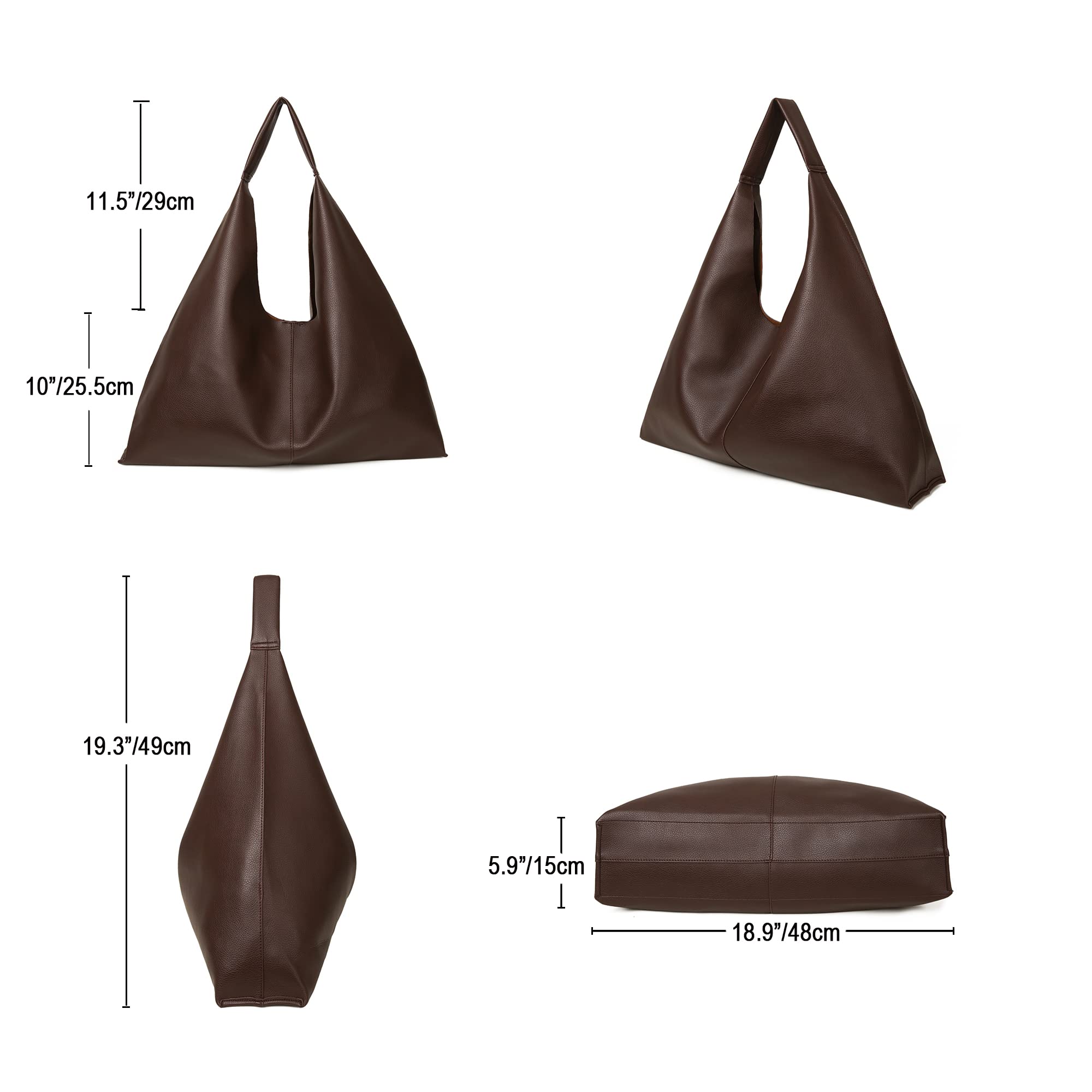 Vegan Leather Tote Bag for Women - Work & Travel Essentials
