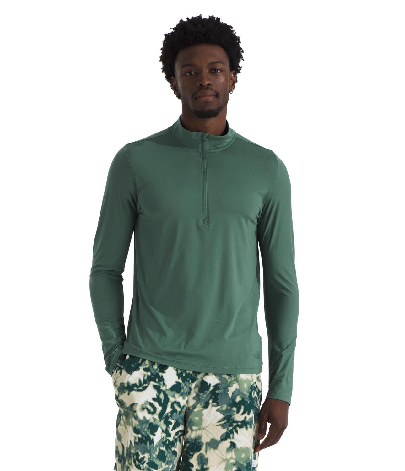The North Face Men's Dune Sky 1/4 Zip Pullover Fleece Jacket - Lightweight & Breathable for Hiking, Camping & Outdoor Adventures