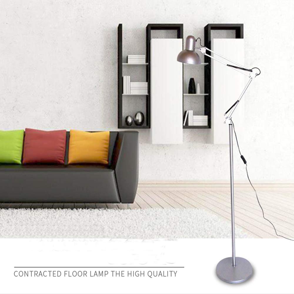 Heavy Duty Weighted Floor Lamp Base Replacement - Silver DIY Lighting Accessory for Home & Office Decor | Perfect for Living Room, Bedroom, or Study Lighting Projects