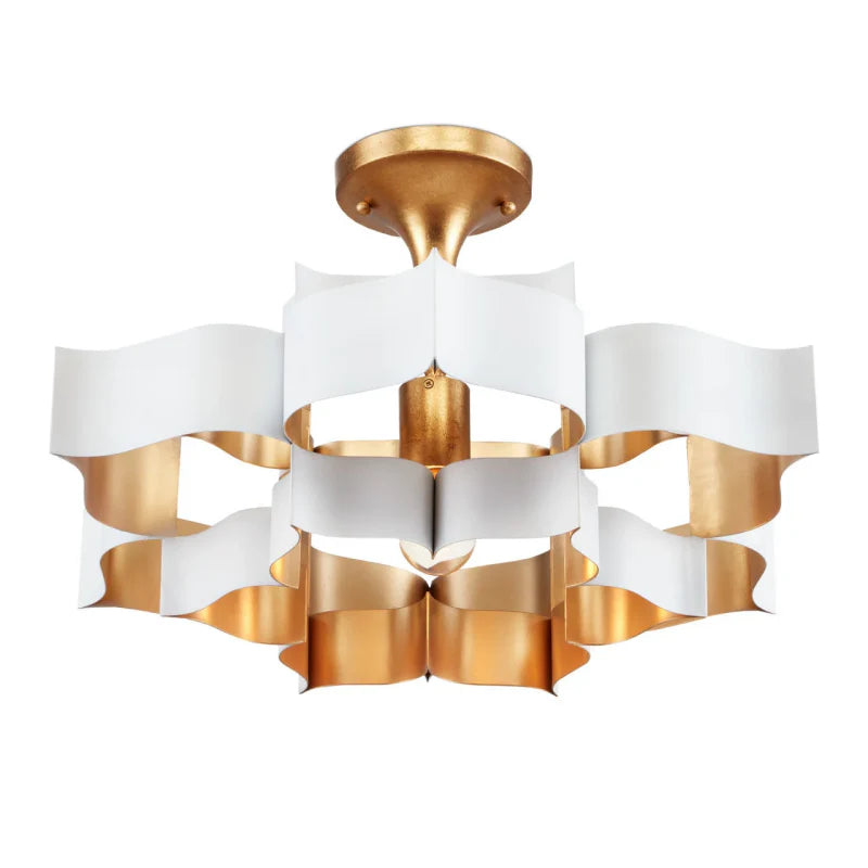 Grand Lotus Large Black Chandelier - Elegant Modern Ceiling Light Fixture for Dining Room, Living Room & Bedroom Decor