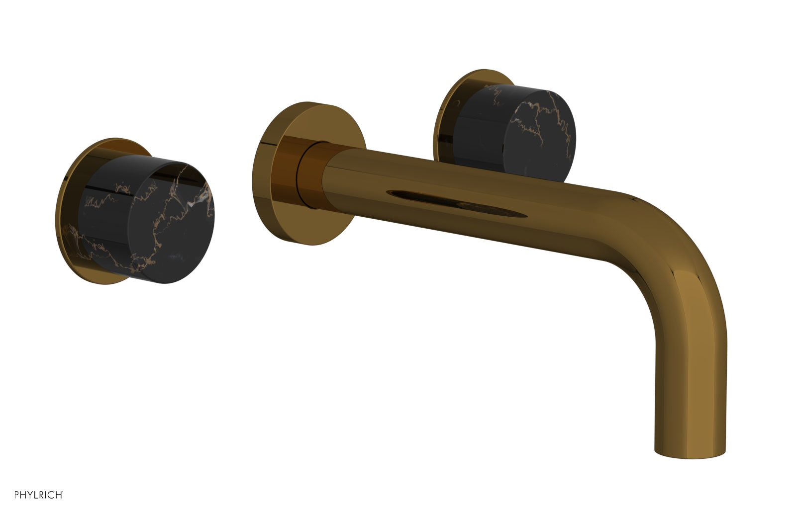 Premium Black Marble Wall Tub Set with Elegant Handles - 230 58 - Perfect for Modern Bathroom & Spa Decor