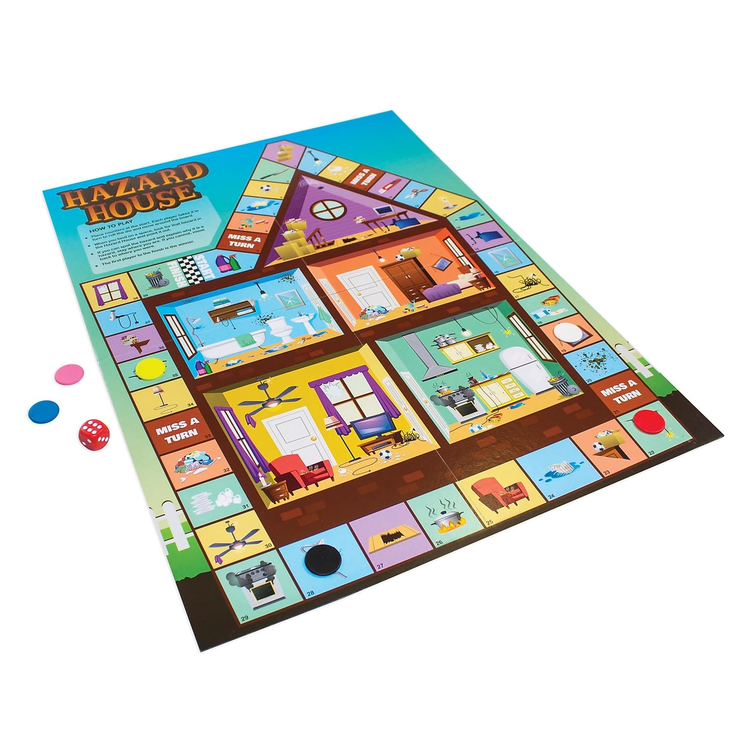 Junior Learning Health and Wellbeing Educational Games Set for Kids - Fun Classroom & Homeschool Activities for Emotional Development