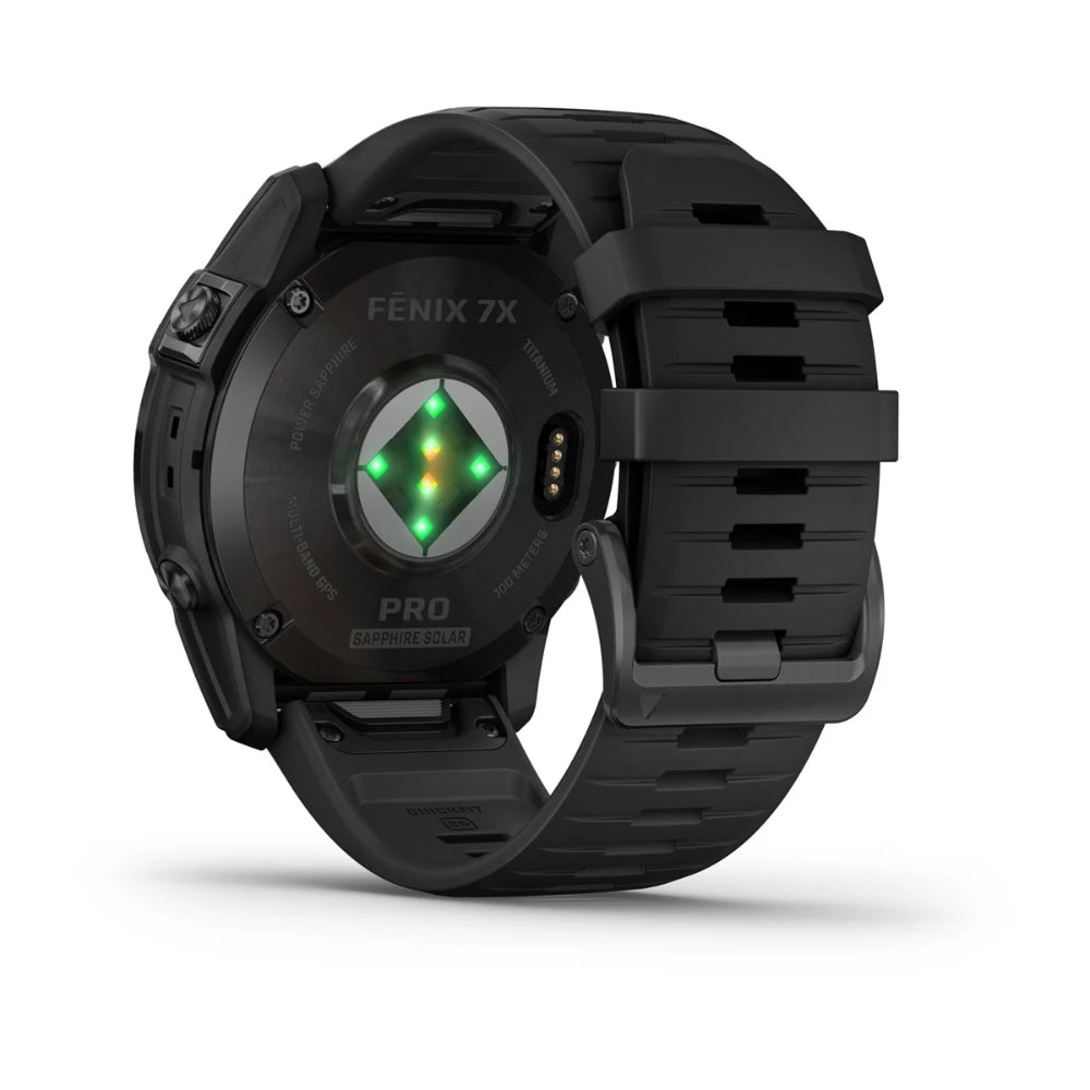 Garmin Fenix 7X Pro Solar Sapphire Smartwatch with GPS, ECG & Solar Charging - Premium Multisport GPS Watch for Running, Hiking, Swimming & Outdoor Adventures