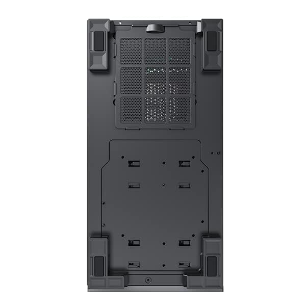 Montech Sky Two ATX Mid Tower Gaming PC Case - Dual Tempered Glass, 4X PWM ARGB Fans Pre-Installed, USB Type-C, High Airflow Design (Black) - Perfect for Gaming Rigs & High-Performance Builds
