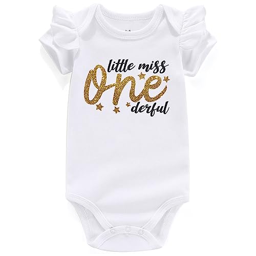 White Little Miss One Derful
