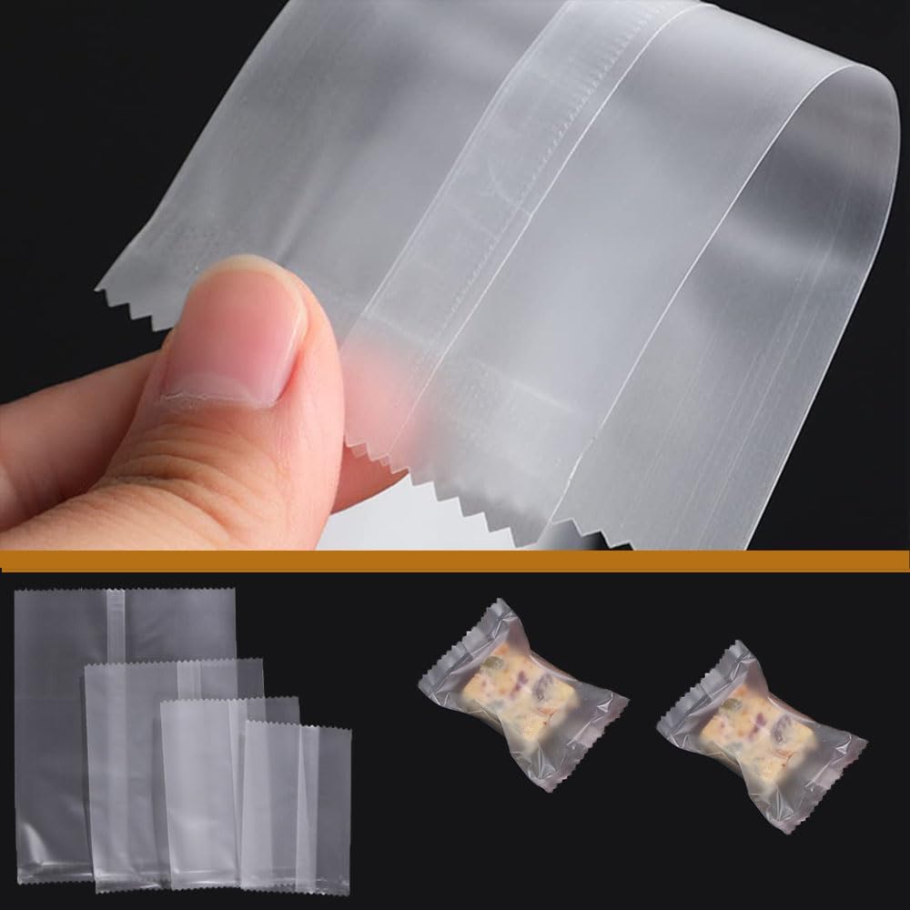 400 Pcs Nonstick Candy Wrappers for Caramels & Nougat - DIY Candy Packaging for Homemade Treats