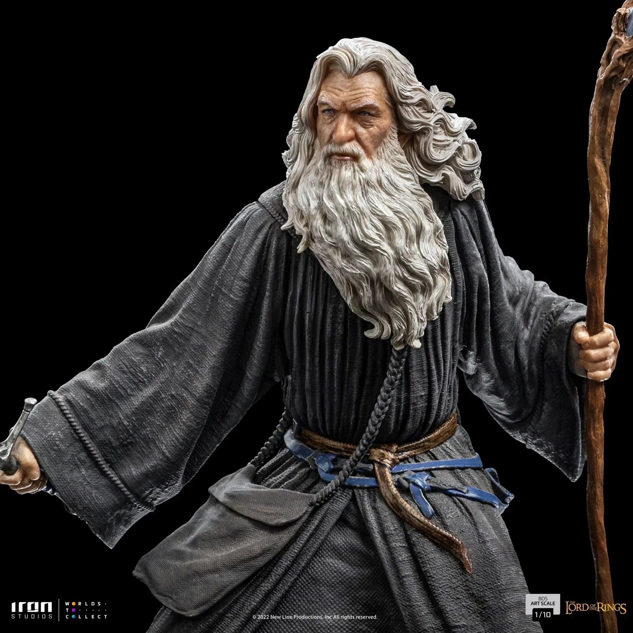 Iron Studios The Lord of The Rings Gandalf BDS Art Scale 1/10 Statue - Premium Collectible Figure for Display & Home Decor