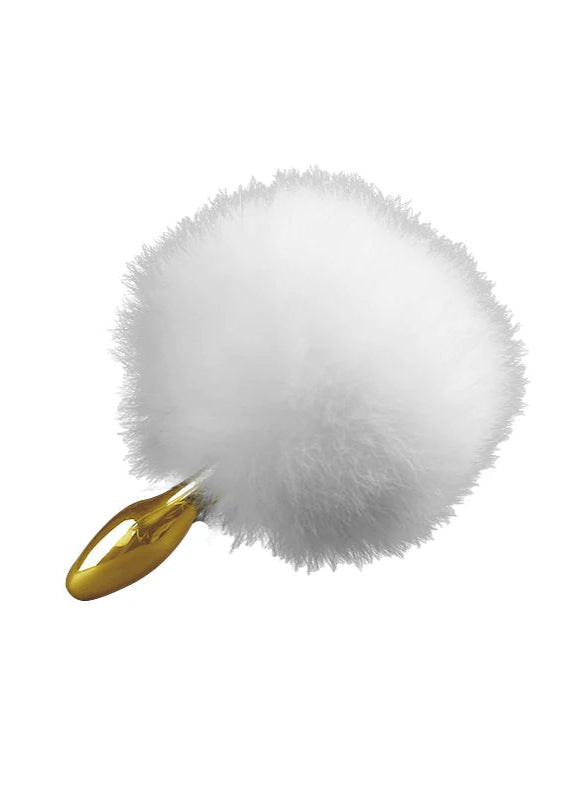 Premium Rabbit Fur Bunny Tail Butt Plug - Soft & Fluffy Anal Toy for Adults - Perfect for Cosplay, Role Play & Sensual Play