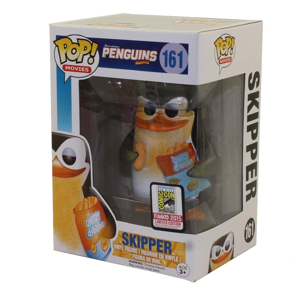 Funko Pop! Movies #161 Penguins Cheesy Skipper - 2015 Summer Convention Exclusive Collectible Figure | Perfect for Movie Fans, Toy Collectors & Pop Culture Enthusiasts