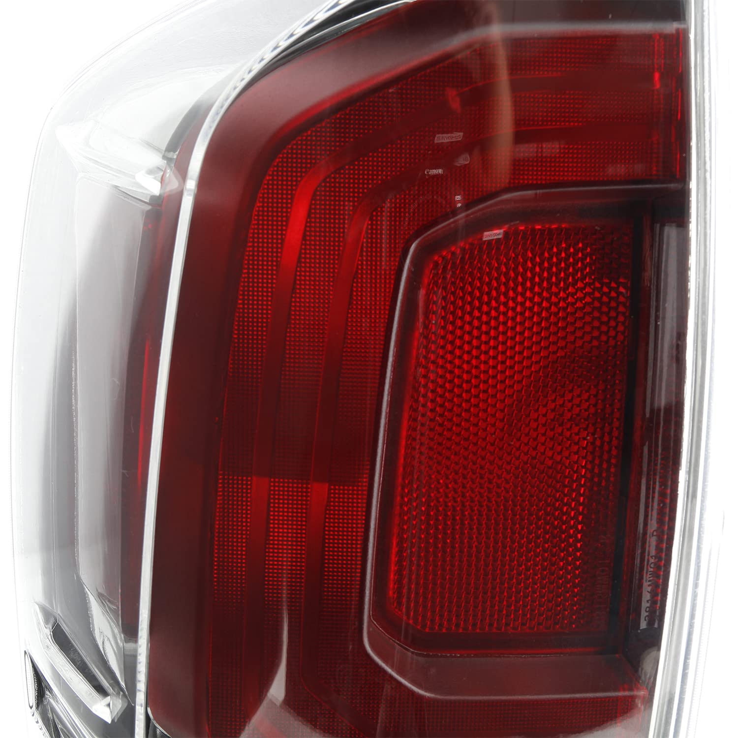 AKKON Smoked & Clear Lens Tail Lights Brake Lamp Pair for 2016-2020 Toyota Tacoma Limited (Driver & Passenger Side) - Enhance Style & Safety for Night Driving & Off-Road Adventures