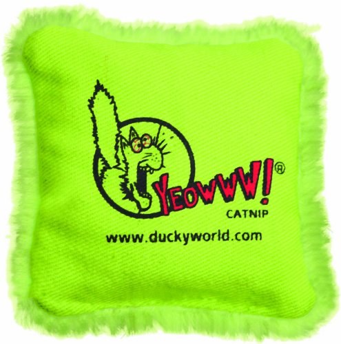 Yeowww Organic Catnip Pillow - 100% Natural Cat Toy for Play & Relaxation - Perfect for Indoor Cats, Kittens & Stressed Pets - Great for Playtime, Training & Anxiety Relief