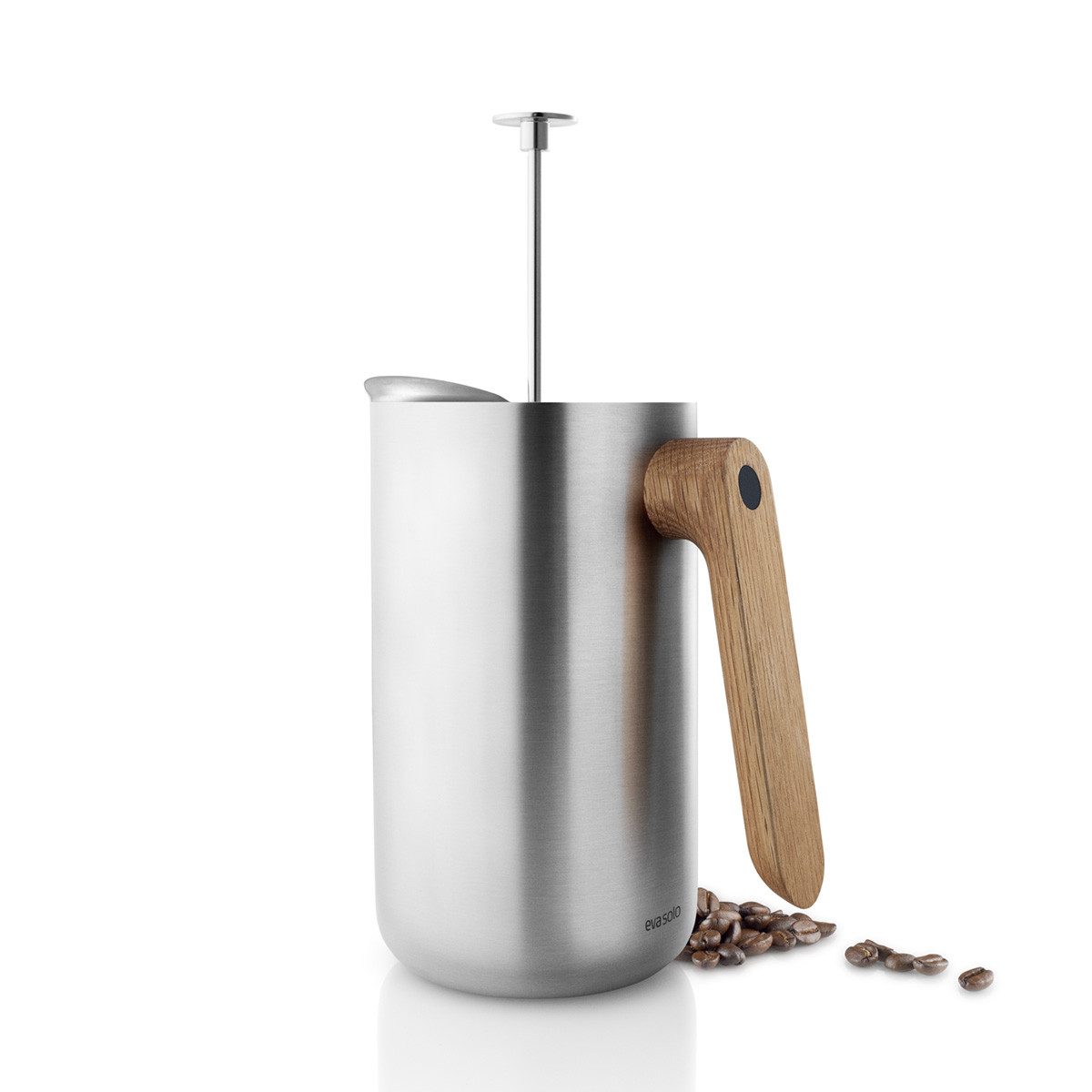 EVA SOLO Nordic Kitchen Thermo Cafetiere Vacuum Coffee Plunger - Stainless Steel Insulated French Press for Hot & Cold Brew - Perfect for Home, Office, and Outdoor Camping