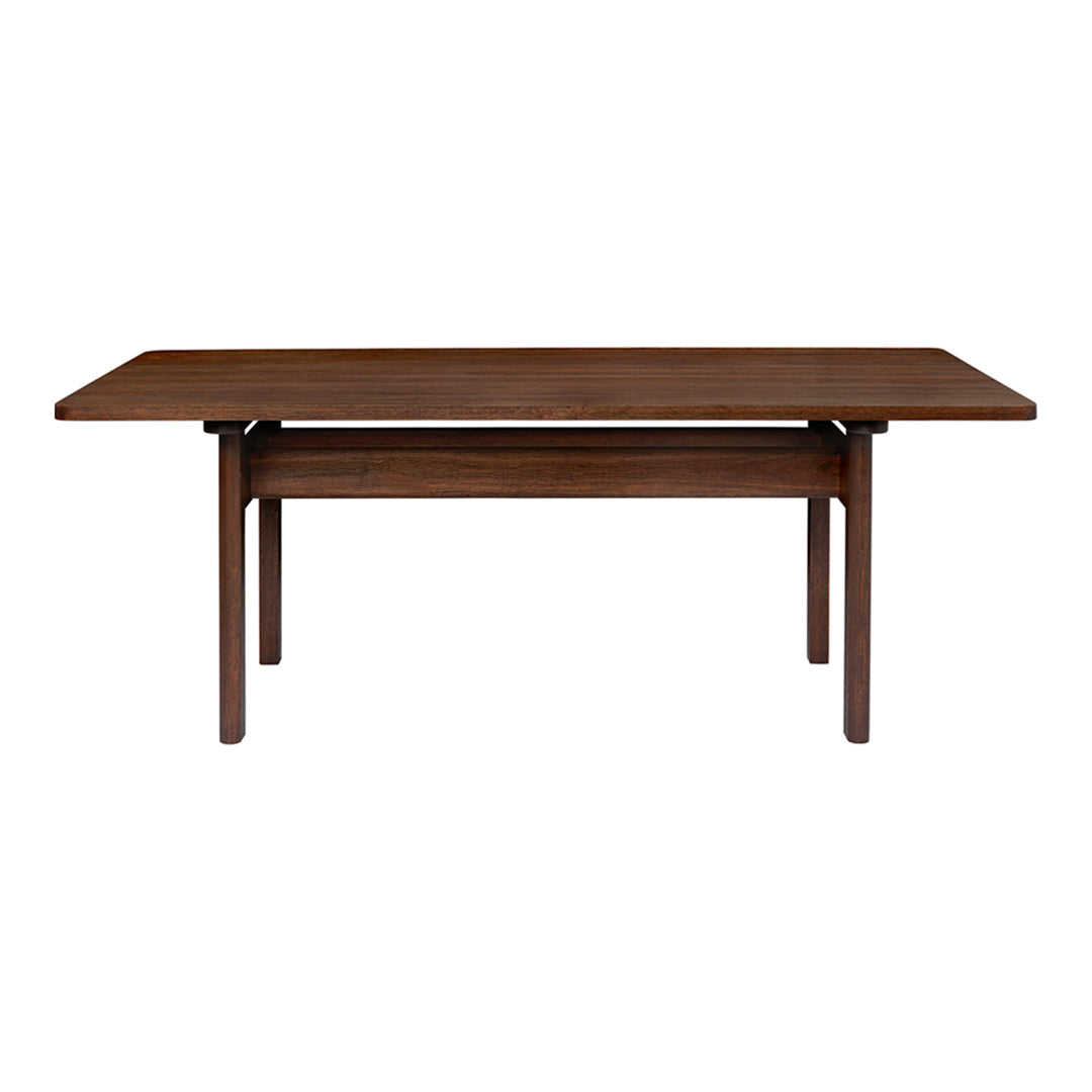 BM0698 Asserbo Modern Dining Table - Solid Wood Kitchen Table for 6-8 People, Perfect for Family Gatherings & Dinner Parties