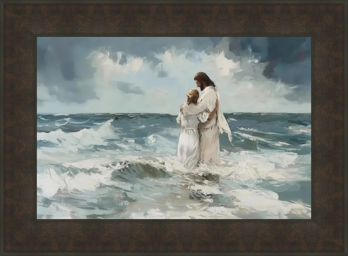Be Still By Gabriel Heaton - Inspirational Christian Wall Art for Home & Office Decor - Perfect for Living Room, Bedroom, or Gift