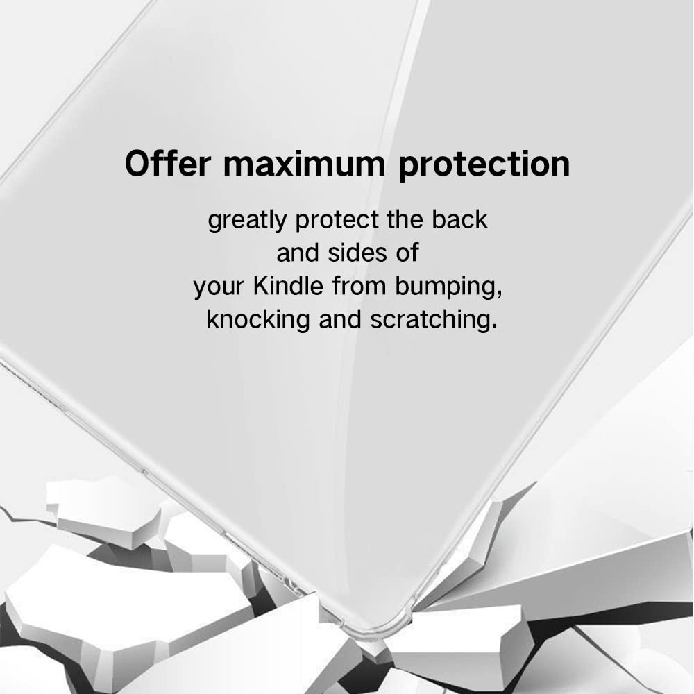 Premium Diamond Clear Hard Case for Kindle Oasis 3rd/2nd Gen (2019/2017) - Military-Grade Drop Protection, Slim Fit Anti-Yellowing TPU Cover - Compatible with 7