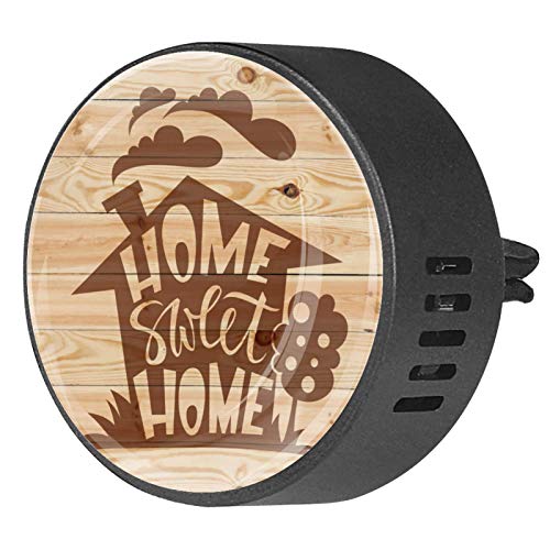 AISSO Retro Car Air Freshener - Essential Oil Diffuser & Vent Clip for Home, Office & Vehicles | Custom Aromatherapy Locket for Home Sweet Home Decor | Perfect for Cars, Workspaces & Gifts