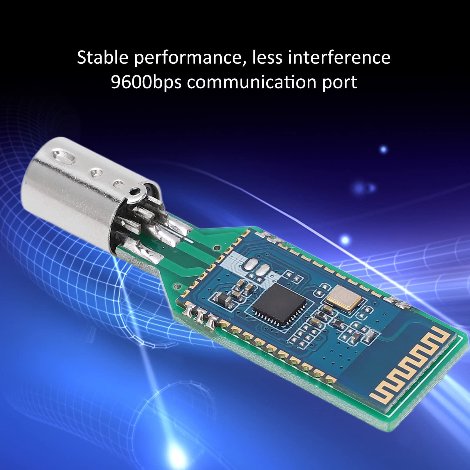 Bluetooth Serial Adapter for FT8X7 Series - 9600bps Wireless Radio Port Interface Adapter | Compatible with Industrial Equipment, DIY Electronics & Automation Systems
