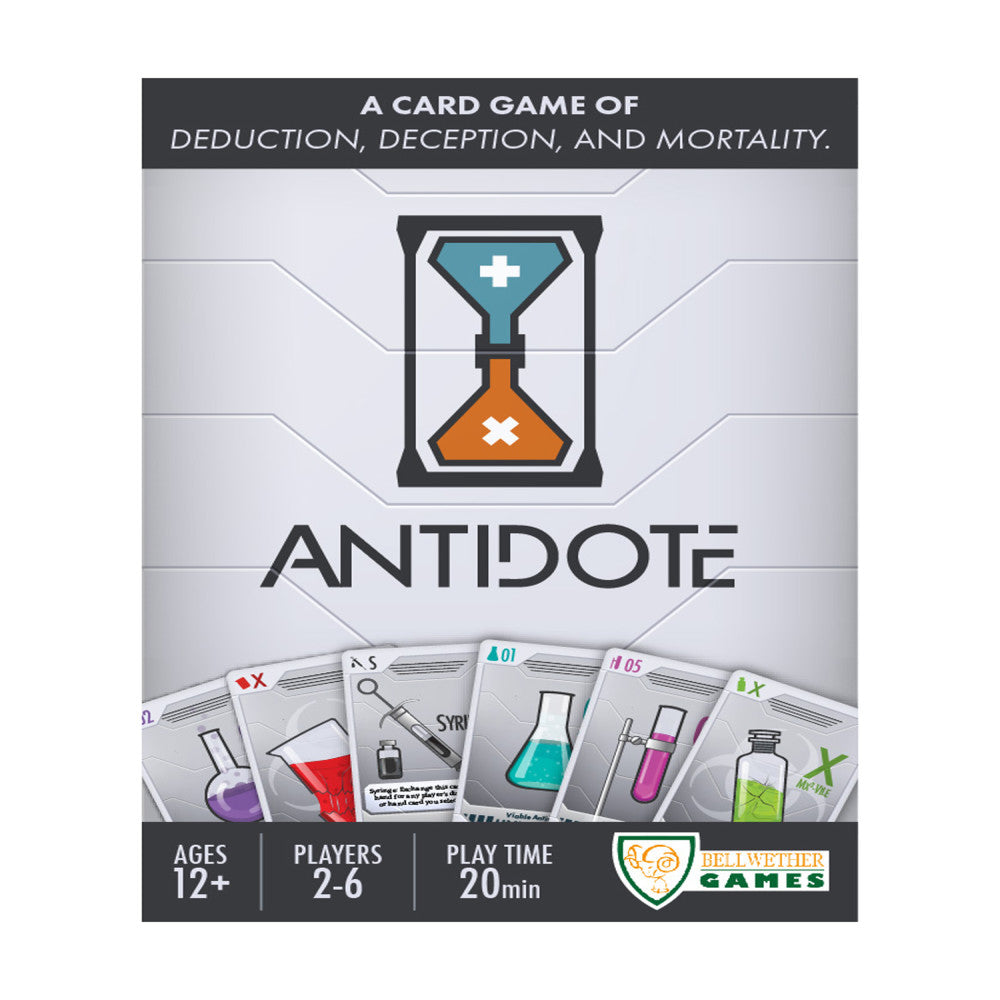 Antidote Strategy Card Game by Bellfether Games - Fun Family Board Game for Game Nights & Parties